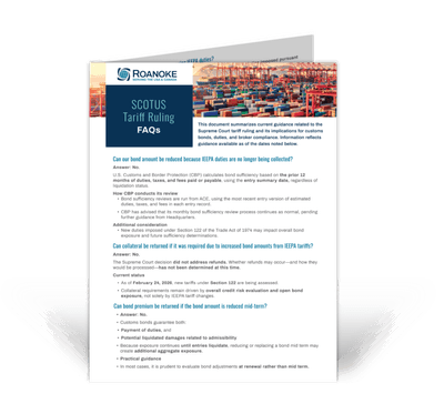 SCOTUS Tariff Ruling FAQs