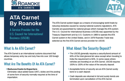 ATA Carnet by Roanoke