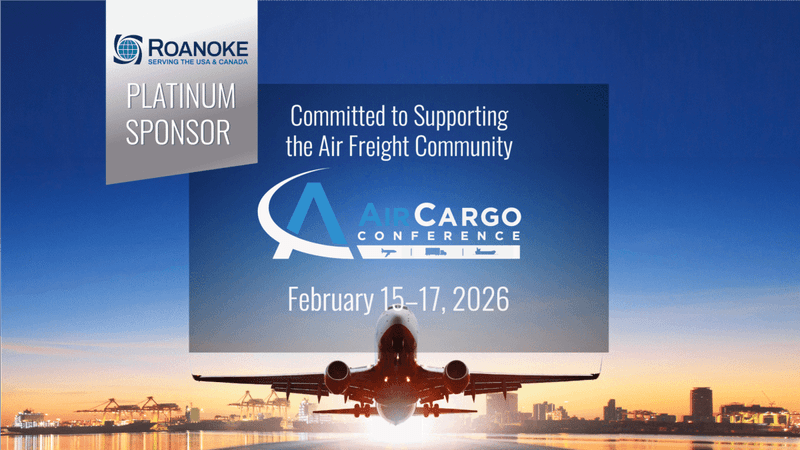 Roanoke Takes the Lead at AirCargo 2026 as a Platinum Sponsor