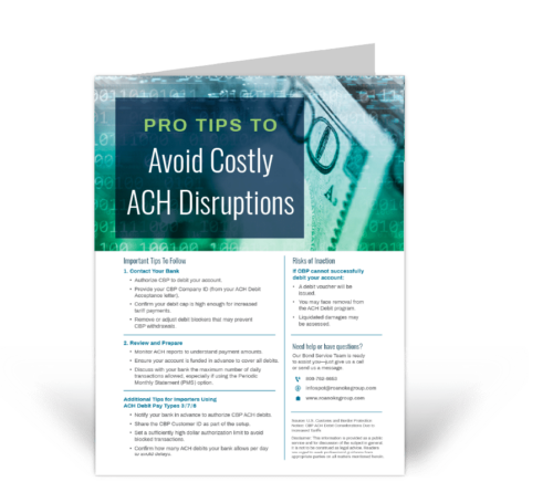 Avoid Costly ACH Disruptions: What Importers Must Do Now