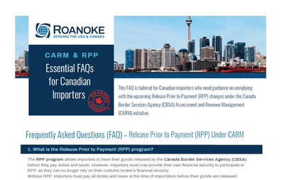 CARM and RPP FAQ Sheet