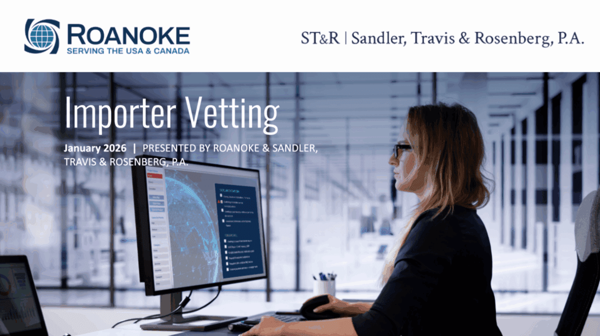 Thank You For Attending Our Importer Vetting in a Modern Compliance Environment: Protecting Brokers, Bonds & Reputations
