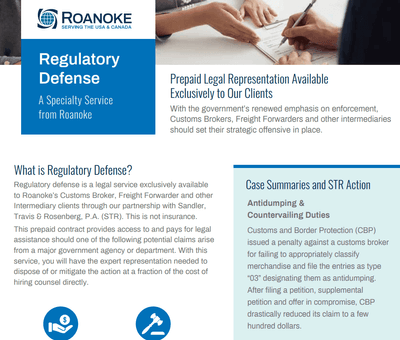 Regulatory Defense: A Specialty Service from Roanoke